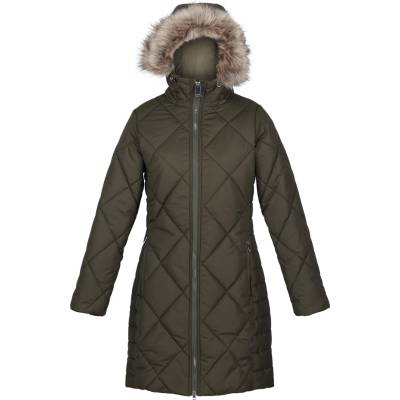 Regatta Дамско яке Regatta Fritha Ii Quilted Coat Down Jacket Womens - Dark Khaki