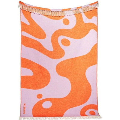 Klekks Vlněný pléd No. 8 oranžová 130x200