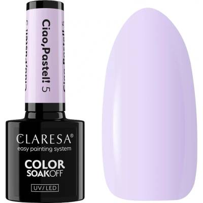 Claresa Hybridní lak Ciao Pastel 5 5ml Pastelová Lila