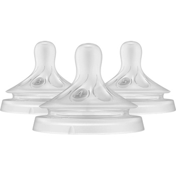 Philips Комплект биберони Philips Avent Natural Response - 3.0, flow 3, 4, 5, 3 броя (SCY960/03)