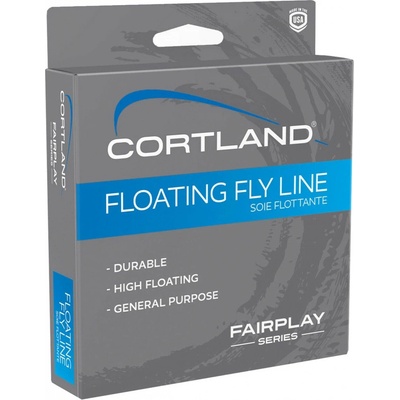 Cortland muškařská šnůra FairPlay Floating Blue Green Fresh/Salt WF9F 84ft