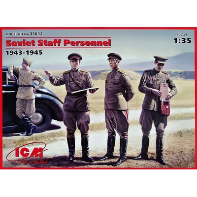 ICM Soviet Staff Personnel 19431945 4 figúrky 1:35