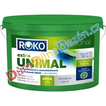 Rokospol Roko Unimal extra professional zářivě bílá malířská barva Hmotnost: 15 kg