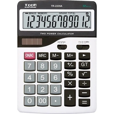 Toor Electronic Настолен калкулатор toor tr-2235a 12 цифри 120-1451 (120-1451)