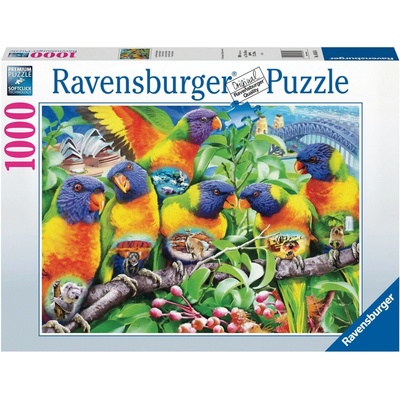 Ravensburger 168156 Země papoušků 1000 dílků
