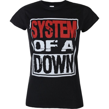 HYBRIS Дамска тениска System Of A Down - Logo - Черна - HYBRIS - WMX-5-SOAD006-H92-3-BK