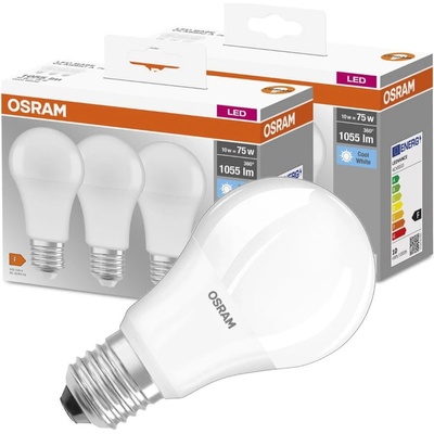 Osram 6x LED žiarovka E27 A60 10W = 75W 1055lm 4000K Neutrálna biela 200°