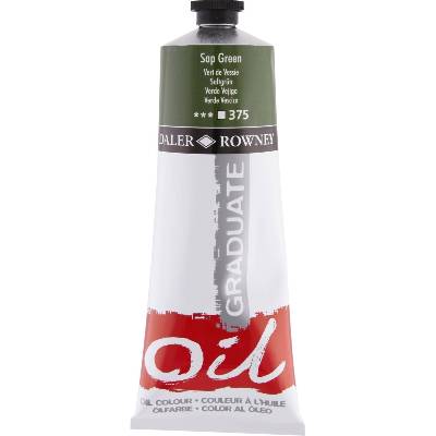 Daler Rowney Graduate Маслена боя Sap Green 200 ml 1 бр (117200375)