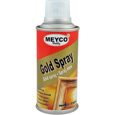 Meyco metalický sprej 150 ml zlaty