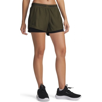 Under Armour Къси панталони Under Armour Tech Play Up 2-in-1 Shorts Women - Exped Green