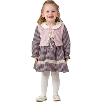 Cumino Детска рокля с елек