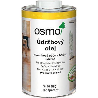 Osmo 3440 Údržbový olej 10 l Biely transparentný
