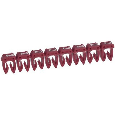Legrand Legrand 038222 označovací klip na káble Odtlačok (Káblový značkovač) 2 Rozsah vonkajšieho priemeru 2.70 do 3.90 mm 038222; 038222