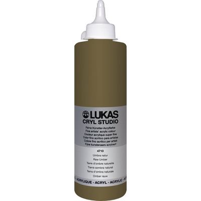 LUKAS Cryl Studio Plastic Bottle АКРИЛНА боя Raw Umber 500 ml 1 бр (747100500)