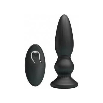 Boss of Toys MR PLAY Remote-Controlled Vibrating Anal Model Black USB Rechargeable