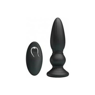Boss of Toys MR PLAY Remote-Controlled Vibrating Anal Model Black USB Rechargeable