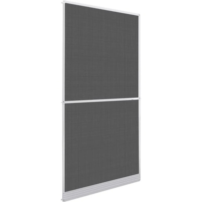 vidaXL Бял комарник за врата на панти, 100x215 см (141563)