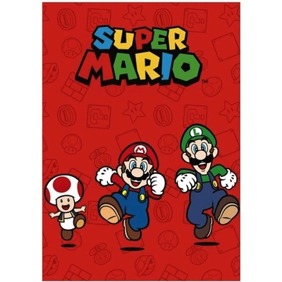 Sahinler · Fleecová deka Super Mario & Luigi & Toad