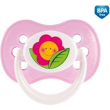 Canpol Babies Utišujúci silikon Príroda okrúhly 6-18m B 1x1 ks