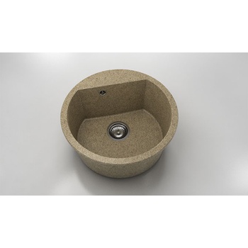 Image 1 of FAT Кръгла мивка Vanguard 223, Granicite, 130 Calahari, с включен сифон