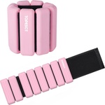 TopEsct Adjustable Wrist Weights - Set of 2 (0.9kg each) | Durable portable wrist and ankle weights for yoga, dance, barre, pilates, cardio, aerobics, walking - WW0000