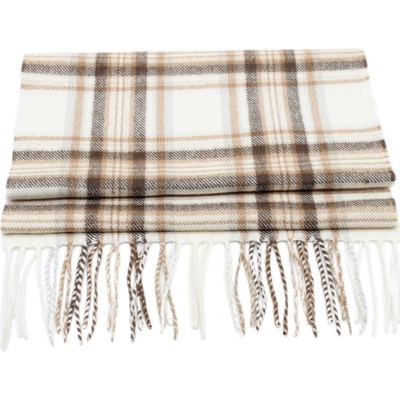 Duuree.cz šála Tartan bílá