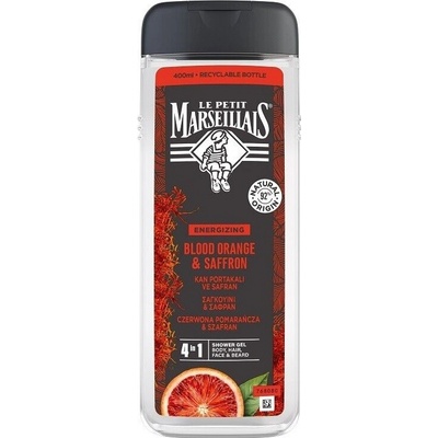 Le Petit Marseillais Sprchový gél Červený pomaranč & Šafran 400 ml