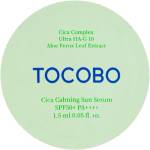TOCOBO Cica Calming Sun Serum SPF50+ PA++++ (sample) - Слънцезащитен Серово За Чувствителна Кожа 1.5мл (проба)