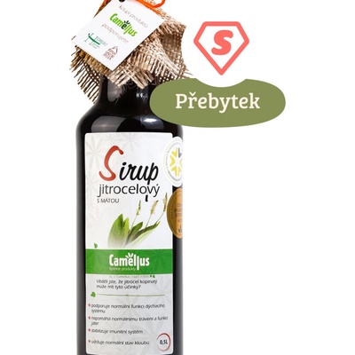 Camellus Sirup Jitrocelový s mátou 0,5 l