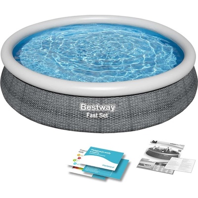 Bestway 57443 Fast Set Rattan 3,66 x 0,76 m