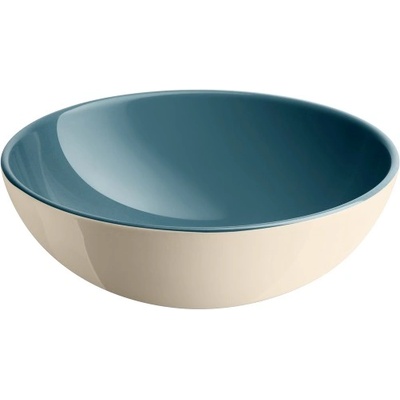 Emile Henry Керамична купа за салата Ø 15, 5 - цвят синьо-зелен / екрю (eh 2116-b9)