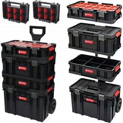 Qbrick Set boxů TWO Cart na kolech 6v1 P90617 – Zboží Dáma
