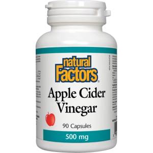 Natural Factors Apple Cider Vinegar 500 mg [90 капсули]