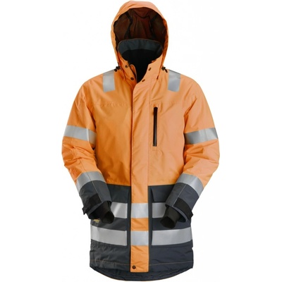 Snickers Workwear Parka voděodolná AW reflexní oranžová