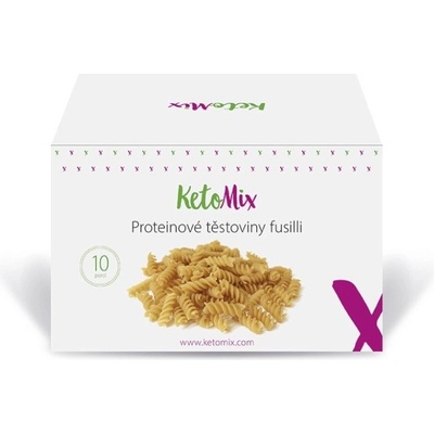 KETOMIX Proteínové cestoviny fusilli 10 x 50 g