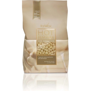 Italwax FilmWax depilační vosk samostržný voskové granule bílá čokoláda 1 kg