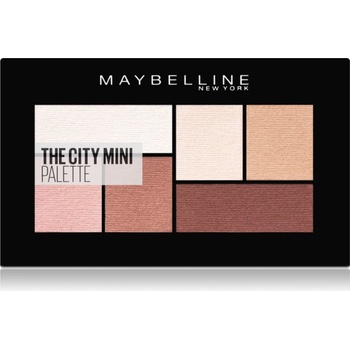 Maybelline The City Mini Palette палитра сенки за очи цвят 480 Matte About Town 6 гр