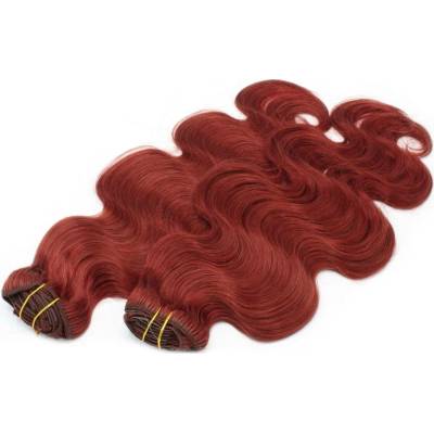 Vlnitý clip in maxi set 53cm pravé lidské vlasy REMY MĚDĚNÁ
