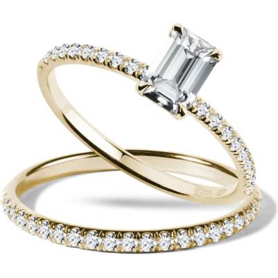 Klenota zásnubní set ze zlata s diamanty s0752013
