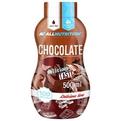 Allnutrition Bezkalorický sirup 500 ml Čokoláda