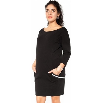Be MaaMaa těhotenská šaty Bibi čierne