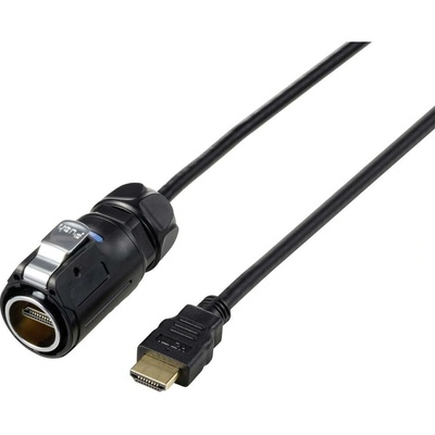 TRU COMPONENTS TC-12770472 adaptér černá 1 m