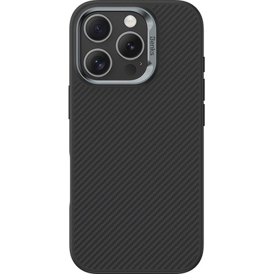 Benks Magnetic Armor Pro Kevlar Metal Frame 600D pro iPhone 16 Pro černý