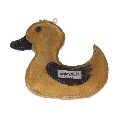 animALL Hračka Kachna kůže natural 16,5 x 16,5 cm