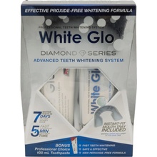 White Glo Diamond Series Advanced teeth Whitening System 50 ml sada bělicí gel 50 ml + zubní pasta Professional Choice 100 ml