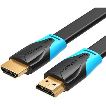 Vention Плосък HDMI кабел Vention VAA-B02-L075, 0.75m, черен (VAA-B02-L075)