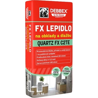 Debbex Quartz Flex lepidlo na obklady a dlažbu 25 kg