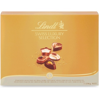 Lindt Švajčiarska kolekcia prémiových pralinek 230 g