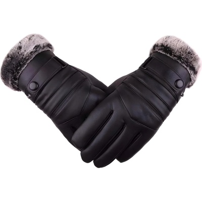 HARAHU Мъжки зимни ръкавици - Черна / Тип1 kp21505 (21505)