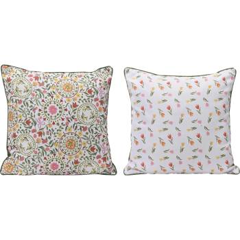 Image 1 of DECORIS ДЕКОРАТИВНА ВЪЗГЛАВНИЦА 873986 45х45х3см ФЛОРЕН МОТИВ (873986)